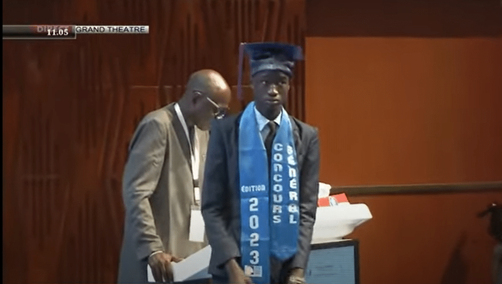 Cheikh Thioub meilleur élève du Sénégal en 2023 - soleil.sn