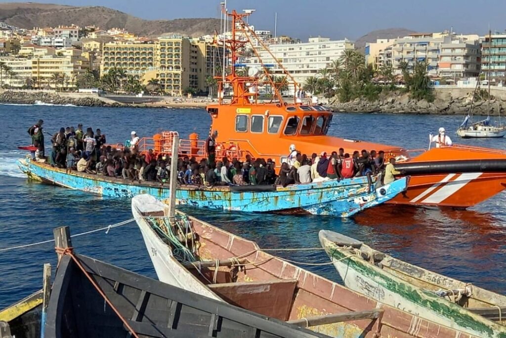 migrants débarqués en Espagne en 2023-soleil.sn