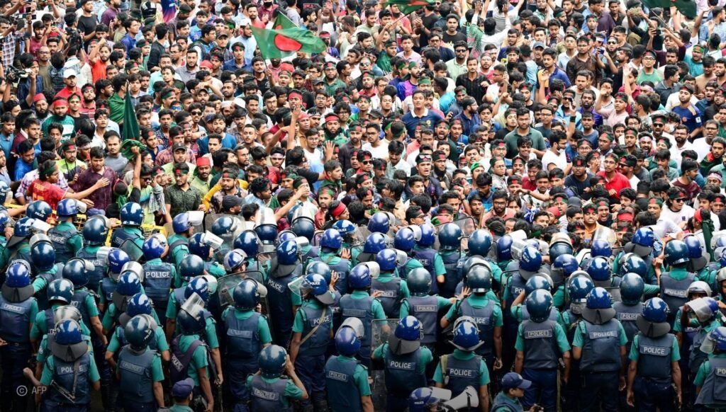 Bangladesh Violentes manifestations d'étudiantes - soleil.sn (3)