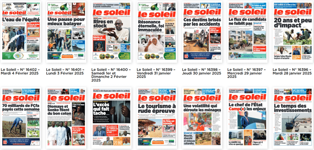 Journal Le Soleil Sénégal - soleil.sn